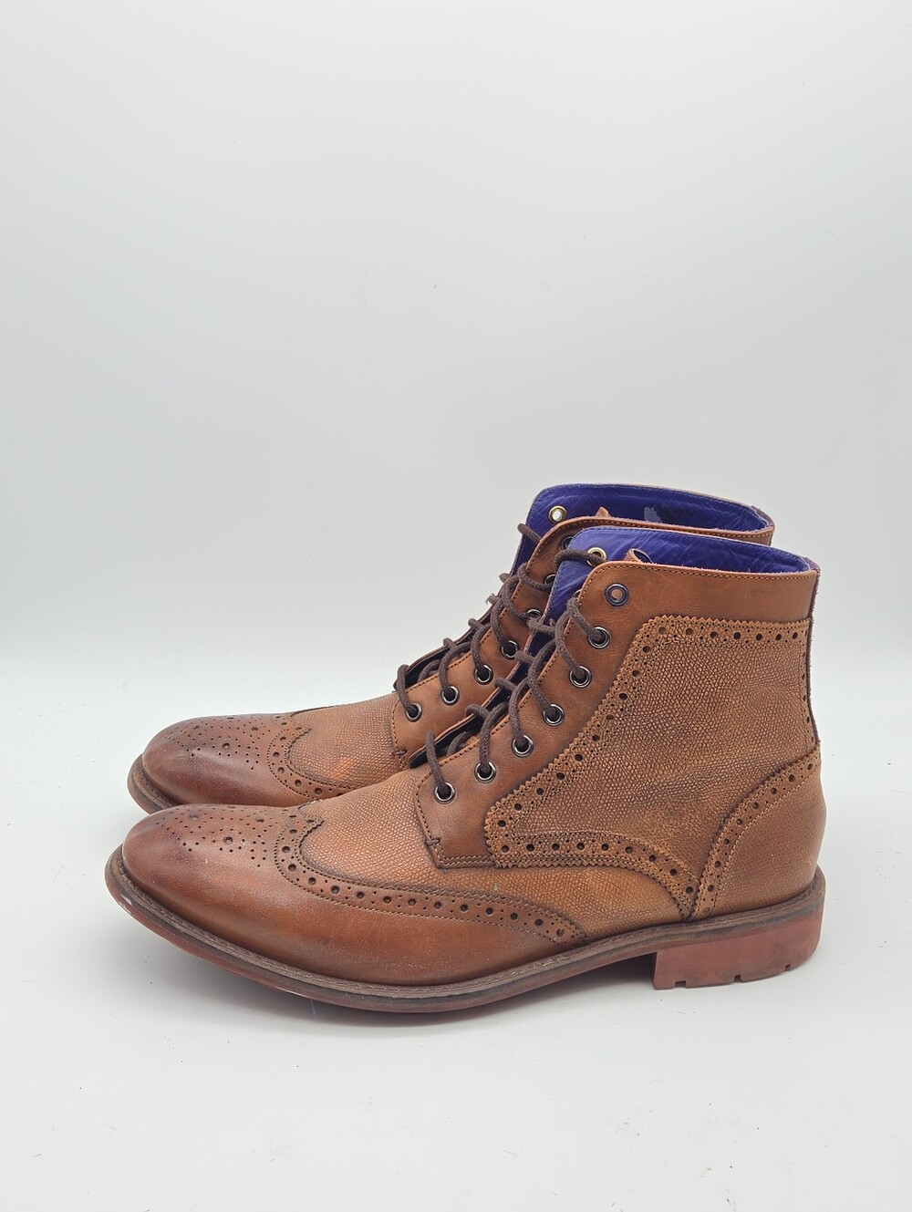 Ted Baker London Sealls Brogue Boots Men's Size 10
